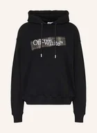 Moda i Uroda OUTLET - Off-White Bluza Z Kapturem schwarz - miniaturka - grafika 1