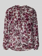 Bluzki damskie - Bluzka z długim rękawem o kroju oversized z czystej wiskozy model ‘LUCILA’ - miniaturka - grafika 1