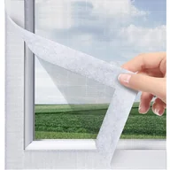 Moskitiery - Moskitiera okienna 80x100cm, rolowana, transparentna z taśmą - miniaturka - grafika 1