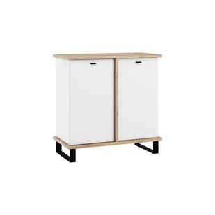 Komoda 2D CRO-05 Cross MebloCross Czarny Mat / Biały Mat - Komody - miniaturka - grafika 1