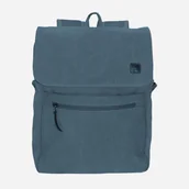 Torby na laptopy - Semi Line Plecak miejski na laptopa 15.6" Canvas turkusowy - miniaturka - grafika 1