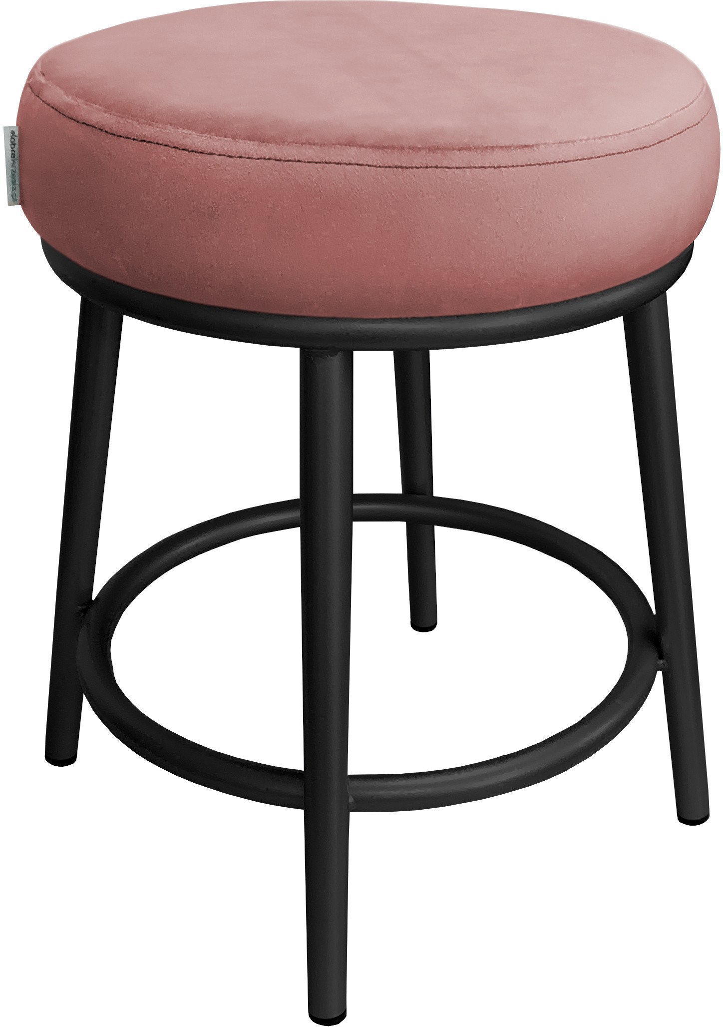Taboret Ben noga metalowa czarna MG58