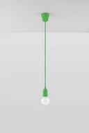 Lampy sufitowe - Sollux Lighting Lampa wisząca DIEGO 1 zielony SL.0581 - miniaturka - grafika 1