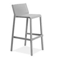 Fotele i krzesła ogrodowe - Krzesło Nardi TRILL STOOL Grigio - miniaturka - grafika 1