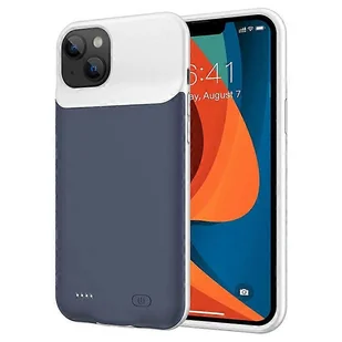 D88 Kompatybilny z iPhone 14 Etui na baterie 7000 mAh ze wskaźnikiem LED Przenośne etui ładujące Etui na telefon Power Bank, obsługa Audio F Niebieski - Etui i futerały do telefonów - miniaturka - grafika 1