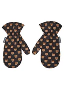 Rękawiczki - MOSCHINO Rękawiczki Damskie 65393 M3003 Czarny - miniaturka - grafika 1
