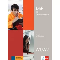 DaF im Unternehmen A1-A2 Ubungsbuch mit Audios Online - dostępny od ręki, wysyłka od 2,99 - Książki do nauki języka niemieckiego - miniaturka - grafika 1