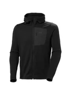 Bluzy męskie - Bluza Helly Hansen Versalite Hooded Fleece Jacket czarny M - miniaturka - grafika 1
