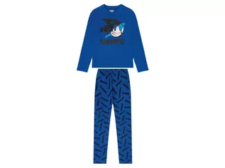 Piżamy chłopięce - Piżama chłopięcaz motywami z bajek (134/140, Niebieski/Sonic) - grafika 1