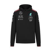 Bluzy męskie - Bluza męska Hoody Team Black Mercedes AMG F1 2024 - miniaturka - grafika 1