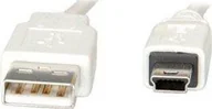 Kable USB - Kabel USB Value USB-A - miniUSB 3 m Biały (JAB-756670) - miniaturka - grafika 1