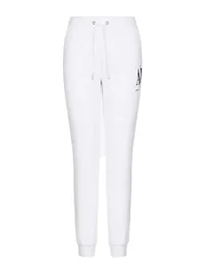 Armani Exchange Damskie spodnie sportowe Icon Project Jogger, biały, L - Spodnie damskie - miniaturka - grafika 1