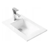 Umywalki - Mexen Alir umywalka wpuszczana w blat 34 x 55 cm biała - 25503400 - miniaturka - grafika 1