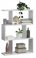Regały - Regał Bask 3 Biały Otwarty Szafka Półka Na Książki - miniaturka - grafika 1