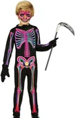 Stroje karnawałowe - Strój dziecięcy neonowy szkielet -146 - miniaturka - grafika 1