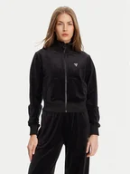 Bluzy damskie - Guess Bluza V3BQ22 K0232 Czarny Regular Fit - miniaturka - grafika 1