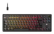 Klawiatury - Corsair K70 CORE TKL klawiatura Gaming USB QWERTZ Niemiecki Czarny CH-911911E-DE - miniaturka - grafika 1
