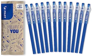 PILOT - 12 długopisów FriXion Ball Stick - Niebieski wymazywalny żelowy tusz - Średni Końcówka Ekonomiczny FriXion - Do Wprowadzenia do Szkolnego Zespołu - Artykuły szkolne - Długopisy - miniaturka - grafika 1
