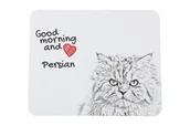 Podkładki pod mysz - Perski - podkładka pod myszkę z nadrukiem, personalizowana podkładka z kote - miniaturka - grafika 1