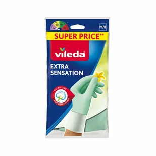 Vileda Extra Sensation Rękawiczki pachnące rozm M - Inne artykuły do sprzątania - miniaturka - grafika 2