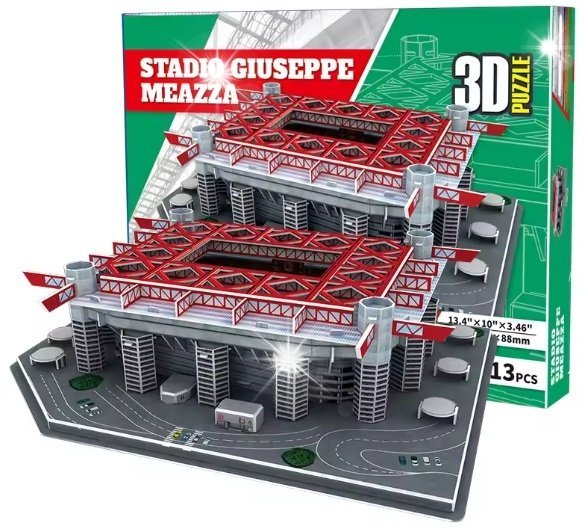 PUZZLE 3D STADION PIŁKARSKI GIUSEPPE MEAZZA SAN SIRO AC MILAN INTER 113 EL.