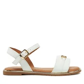 Buty dla dziewczynek - Sandały Tommy Hilfiger Sandal T3A2-33778-0326 M Biały - miniaturka - grafika 1