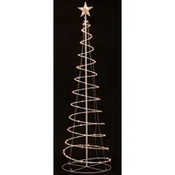 Ozdoby bożonarodzeniowe - Choinka zewnętrzna 100 LED Bright ciepły biały 150 cm - miniaturka - grafika 1