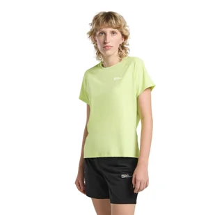 Damska koszulka z krótkim rękawem Jack Wolfskin PRELIGHT SWIFT T W cool matcha - XS - Koszulki i topy damskie - miniaturka - grafika 1
