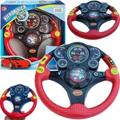 Zabawki interaktywne dla dzieci - KIEROWNICA DLA DZIECI ZE WSTRZĄSAMI DŹWIĘKAMI ŚWIATŁA SYMULATOR JAZDY - miniaturka - grafika 1