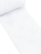 Rajstopy - Rajstopy dziewczęce bawełniane żakardowe białe kółeczka 56-62 - miniaturka - grafika 1