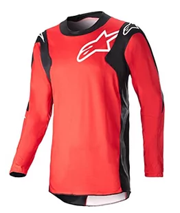 Alpinestars Racer Hoen Koszulka Motocross (Red,XL) - Odzież motocyklowa - miniaturka - grafika 1