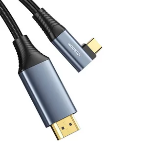 Kabel USB Typ C / HDMI / 4K / 2m Joyroom SY-20C1 (szary) - Kable - miniaturka - grafika 2