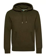Bluzy męskie - Superdry Męska bluza z kapturem, Olive Marl, XS - miniaturka - grafika 1