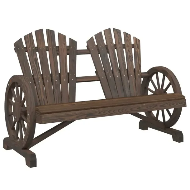 Krzesło ogrodowe Adirondack, lite drewno jodłowe, 119 x 63,5 x 87 cm