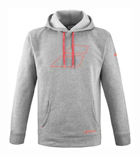 Bluza męska Babolat  Strike Hood Sweat High Rise Hthr XL - Bluzy męskie - miniaturka - grafika 1