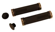 Części rowerowe - Clarks Clarks Chwyty kierownicy CLARKS CLO201S LOCK-ON 130mm czarne klamry srebrne CLA-CLO201S CLA-CLO201S - miniaturka - grafika 1