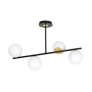 Emibig Floki lampa wisząca 4-punktowa czarna/złota 1022/4 1022/4 - Lampy sufitowe - miniaturka - grafika 1