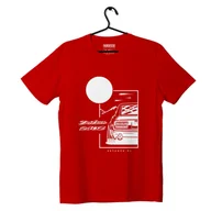 Odzież do sportów motorowych - T-shirt koszulka Datsun 240Z czerwona-L - miniaturka - grafika 1