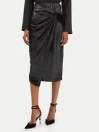 Spódnice - Rinascimento Spódnica midi CFC0126525003 Czarny Slim Fit - miniaturka - grafika 1