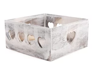 Tin tours Skrzynka drewniana 25x25x12 cm TIN TOURS - Donice Tin tours Skrzynka drewniana 25x25x12 cm TIN TOURS - Donice - miniaturka - grafika 1