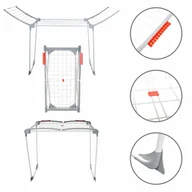 Suszarki na ubrania - Suszarka ASTRA na pranie do ubrań bielizny składane ramiona wytrzymała atrakcyjny wygląd 18 metrów powierzchni suszenia! - oficjalny sklep internetowy YORK - miniaturka - grafika 1