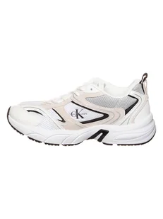 Calvin Klein Skórzane sneakersy w kolorze białym - Trampki męskie - miniaturka - grafika 1
