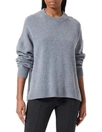 Swetry damskie - Seidensticker Damski sweter 531333, jasnoszary, L - miniaturka - grafika 1