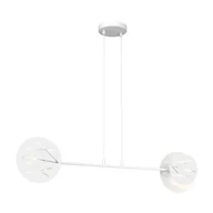 Lampy sufitowe - Xotic lampa wisząca 2xE27 biała 1412/2 - miniaturka - grafika 1