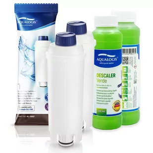 Zestaw Delonghi Aqualogis AL-S002 2szt, Verde 250ml - Akcesoria i części do ekspresów do kawy - miniaturka - grafika 1