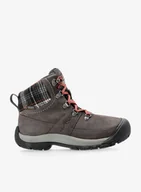 Buty zimowe męskie - Buty turystyczne damskie Keen Kaci III Winter Mid WP - magnet/black plaid - miniaturka - grafika 1