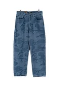 Spodnie męskie - Spodnie Męskie VANS Check-5 Loose Camo Printed Stone Blue VN000PH8CDX1 32 - miniaturka - grafika 1