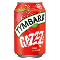 Soki i napoje niegazowane - Tymbark Gazzzowany Napój gazowany jabłko truskawka 330 ml - miniaturka - grafika 1