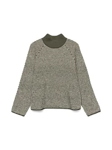 Vero Moda Sweter w kolorze khaki - Swetry damskie - miniaturka - grafika 1