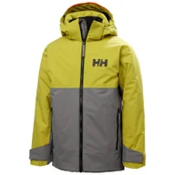 Kurtki narciarskie - Helly Hansen Traverse, kurtka narciarska, juniorska, szara - miniaturka - grafika 1